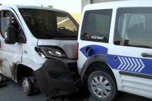 Havalimanı yolunda hareketli dakikalar