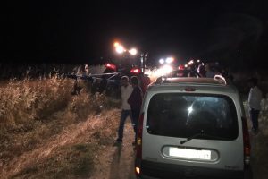Ekili araziler kül oldu