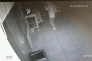 Okul kantininden televizyon hırsızlığı şüphelisi yakalandı