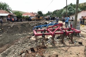 Ankara'da sel felaketi sonrası hasar tespit çalışması