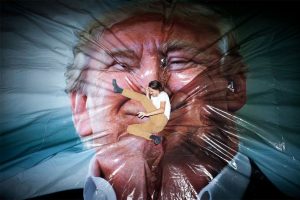 Belfast'ta 'Jump Trump' sergisi