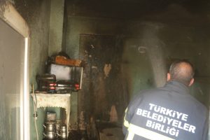 Buzdolabı yangına sebep oldu