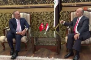 Bakan Çavuşoğlu, Irak Cumhurbaşkanı ile görüştü