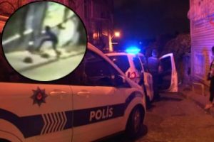 Üvey baba dehşeti kameraya yansıdı