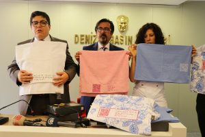 Braille alfabeli havlu, bornoz ve nevresim üretildi