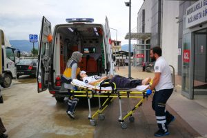Bursa'da evde puding yaparken yıldırım çarptı