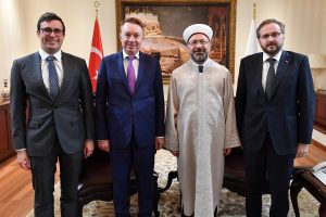 Erbaş, Avustralya Ankara Büyükelçisi Brown'u kabul etti