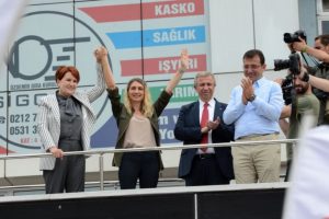 İmamoğlu, Akşener ve Yavaş Çatalca'da buluştu