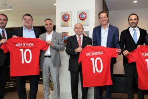 TFF'nin ana sponsorundan Nihat Özdemir'e ziyaret