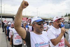 'Emek ve Adalet Yürüyüşü' tamamlandı