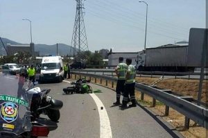 İki motosiklet art arda devrildi: 1 ölü, 1 yaralı