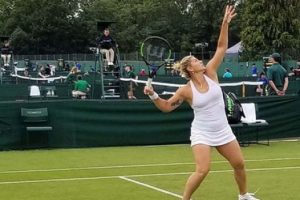 Milli tenisçi, Wimbledon'a veda etti