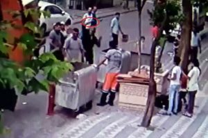 Sultangazi'de temizlik işçisine baltalı saldırı