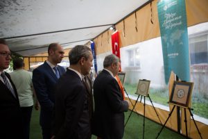 BUSMEK'ten Amman'da ebru sergisi