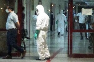 Kaza yapan araçta kimyasal madde şüphesiyle hastanenin acili kapatıldı