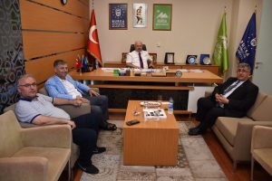 Bursa Kent Konseyi Başkanı Orhan'a tebrik ziyaretleri devam ediyor