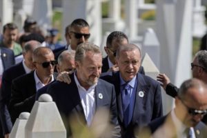 Cumhurbaşkanı Erdoğan'ın korumaları ile Saraybosna polisi arasında gerginlik