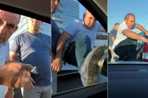 Trafikte hamile kadına dehşeti yaşatmıştı! Yeni görüntüler ortaya çıktı
