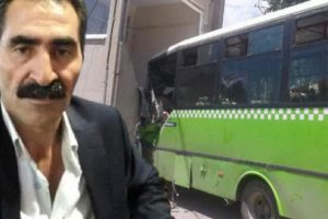 Binaya çarpan otobüsün şoförü yaşam savaşını kaybetti