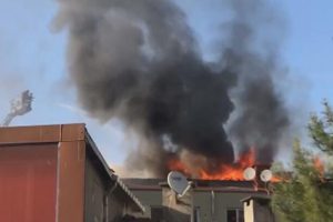 İstanbul Mecidiyeköy'de korkutan yangın! Alevler yükseliyor