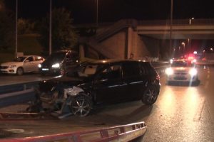 D-100 Karayolu'nda trafik kazası: 1 yaralı
