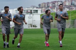 Trabzonspor'da 7 futbolcuya özel antrenman
