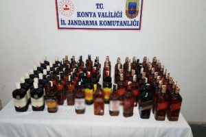 Konya'da sahte içki operasyonu: 1 gözaltı