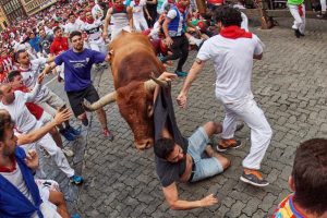 San Fermin'in son gününde 8 kişi yaralandı