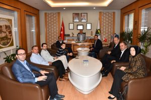 Bursa İnegöl Belediye Başkanı Taban, Rustavi Ve Melikgazi delegasyonlarını ağırladı