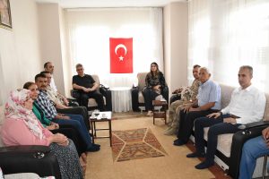 15 Temmuz gazileri ziyaret edildi