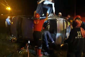 Kırıkkale'de otomobil devrildi: 4 yaralı
