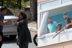 Beylikdüzü'nde gergin anlar! Av tüfeğiyle bekledi