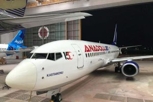 AnadoluJet uçağına 15 Temmuz logosu