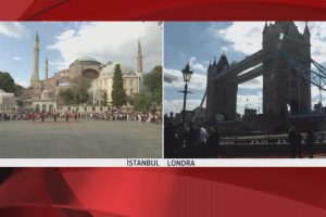 İstanbul ve Londra'da eş zamanlı 15 Temmuz gösterisi