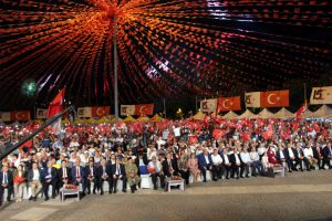Gaziantep'te 15 Temmuz yürüyüşü