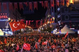 Erzurum 'Demokrasi Nöbeti'nde