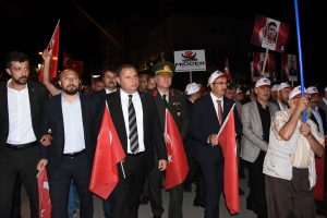 Kırıkkale'de 4 bin kişi 15 Temmuz şehitleri için yürüdü