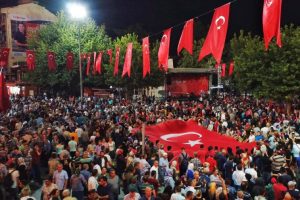 Denizli'de 15 Temmuz coşkusu