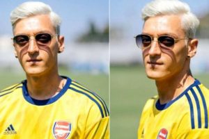 Mesut Özil yeni tarzıyla şaşırttı