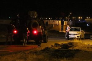 Zırhlı polis aracına saldırı