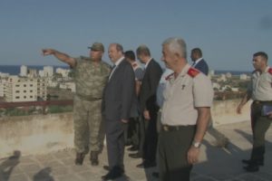 KKTC Başbakanı Tatar 'hayalet şehir' Maraş'ta