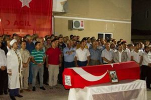 Trafik kazasında hayatını kaybeden asker toprağa verildi
