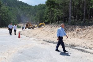 Bursa Görecik Yaylası'na yol çalışması başladı