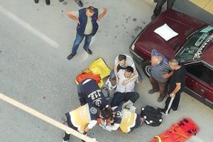 Ayağının üzerinden TIR geçen şahıs yaralandı