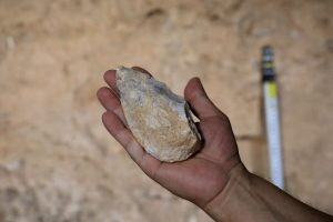 Mağaradaki kazıların son gününde '350 bin yıllık balta' sürprizi