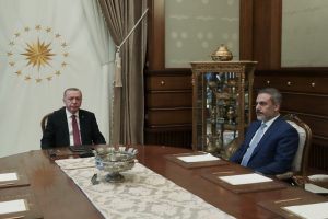 Erdoğan, MİT Başkanı Fidan'ı kabul etti