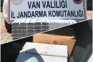 Çay kutularından kaçak sigara çıktı