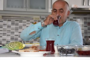 Bursalı öğretmen muhabbet kuşuna yüzlerce kelime öğretti