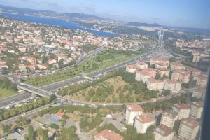 Jandarmadan helikopterle trafik denetimi