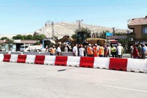 Çayırhan'da sanayi çıkışının kapanmasına esnaftan tepki